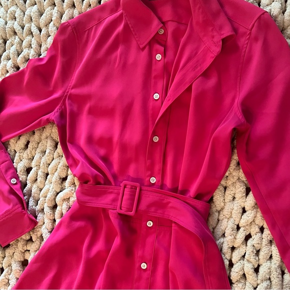 Ralph Lauren Fuchsia Long Sleeve Dress - Picture 7 of 11